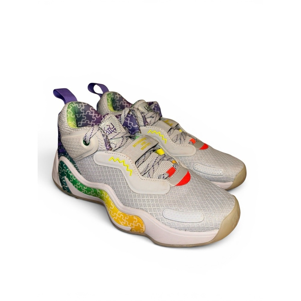 adidas D.O.N. Issue 3 Basketball Shoe 6.5 US Unisex Big Kid "Autism speaks"